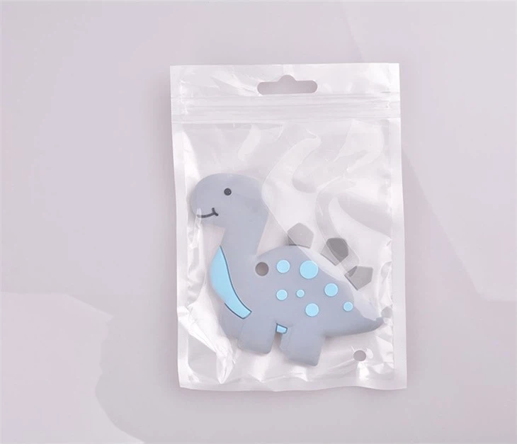 New Custom Baby Teething Chew Toys Baby Toys Animals Cartoon Teether Pendant BPA Free Silicone Teether