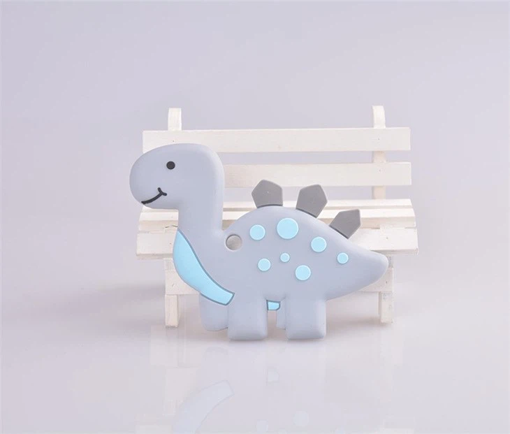 New Custom Baby Teething Chew Toys Baby Toys Animals Cartoon Teether Pendant BPA Free Silicone Teether