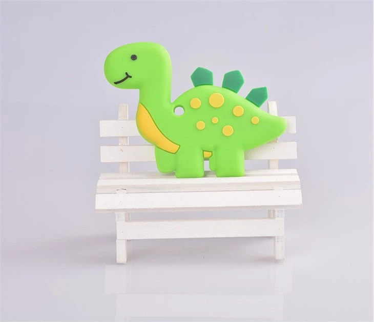 New Custom Baby Teething Chew Toys Baby Toys Animals Cartoon Teether Pendant BPA Free Silicone Teether